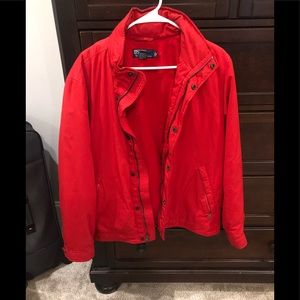 Men’s polo red jacket